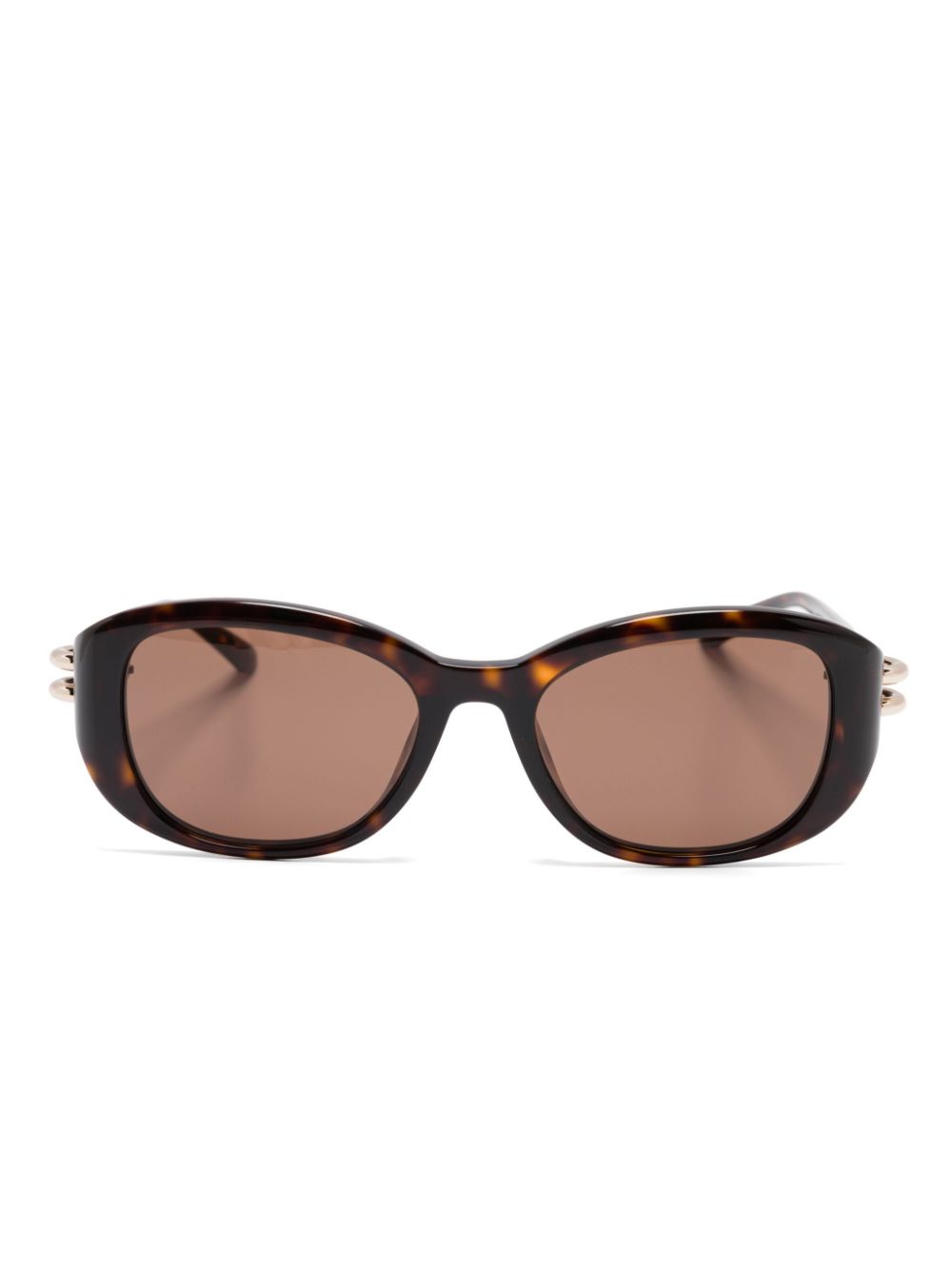 tortoiseshell-effect sunglasses