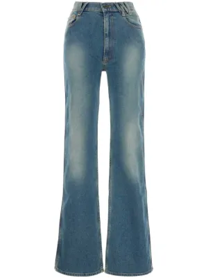 デニム・ジーパン VIVIENNE WESTWOOD Women Denim Pants 412532 1902002B W014I BL Ray 5 Pocket Jeans in VW-GRID-BLUE | Vivienne Westwood®