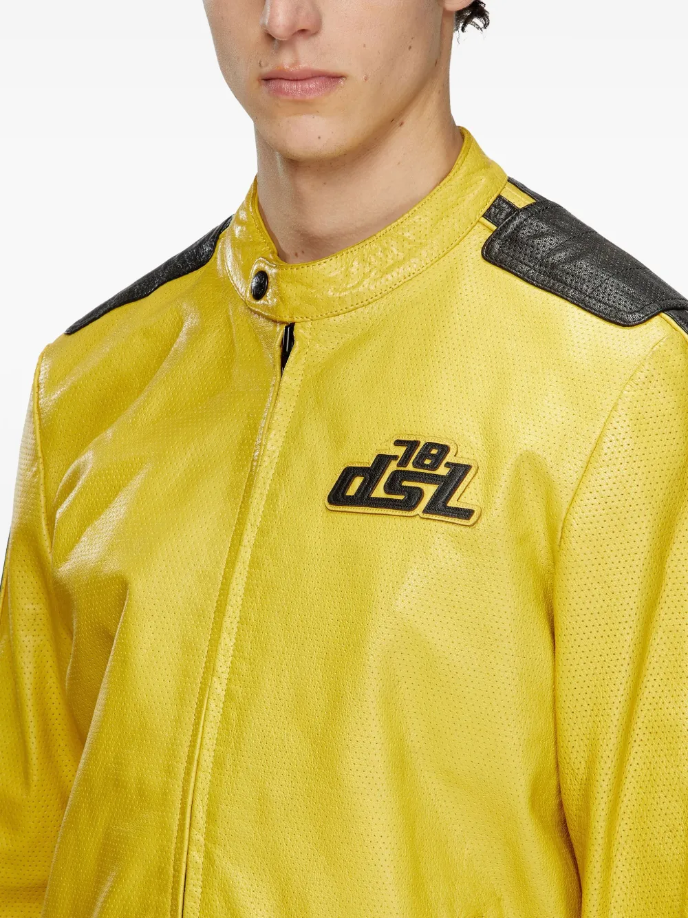 Diesel Pop レザージャケット | イエロー | FARFETCH JP