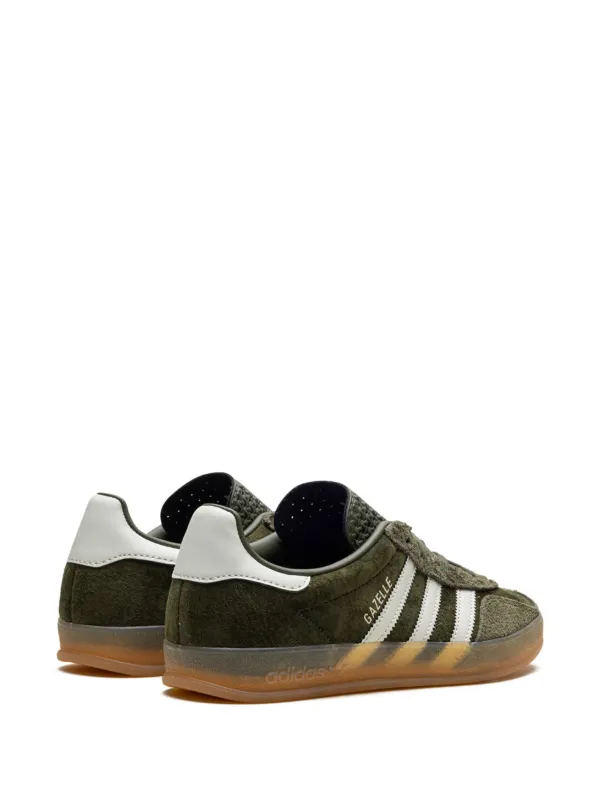 adidas gazelle silver green womens KI3206 Green Black Gazelle ADV Adidas Skateboarding Suede Shoes Footwe –  Southside Skatepark Skateshop main image 1