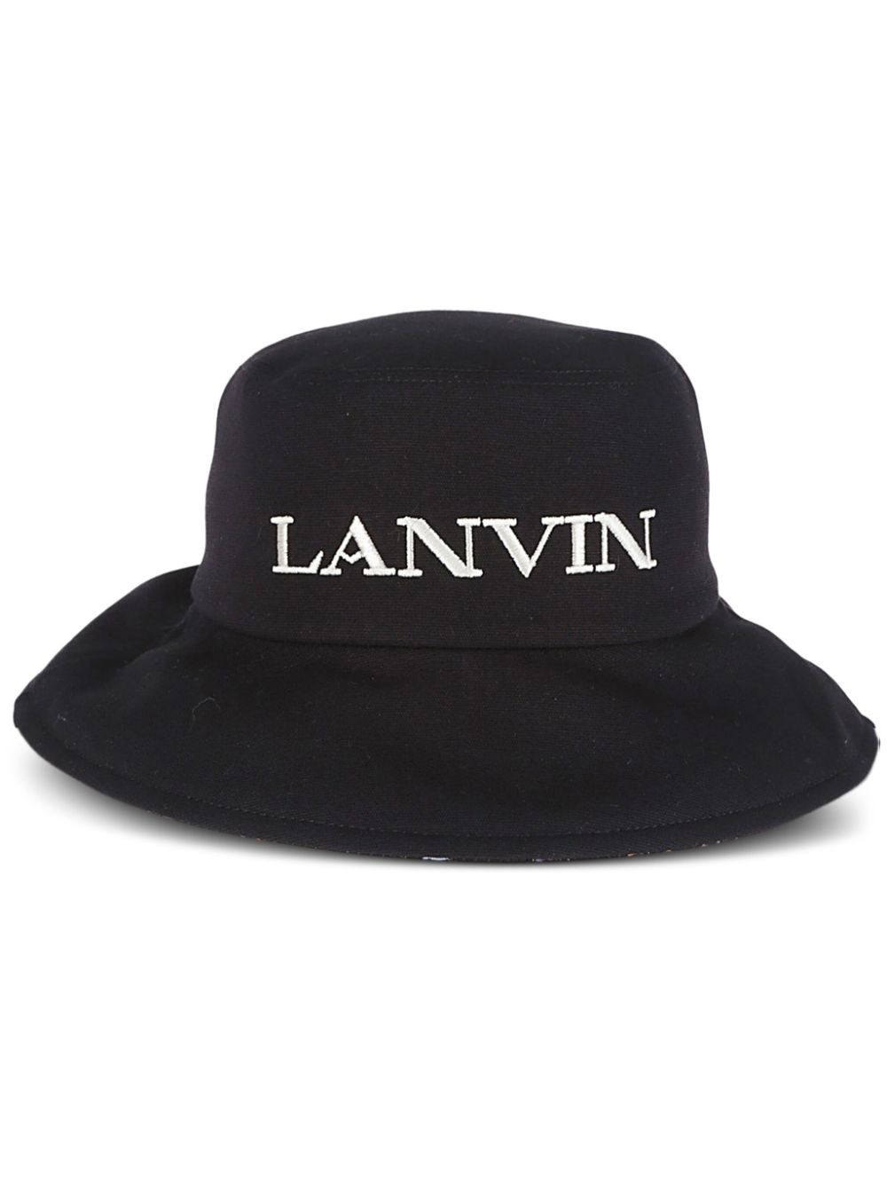 Lanvin logo bucket hat – Black