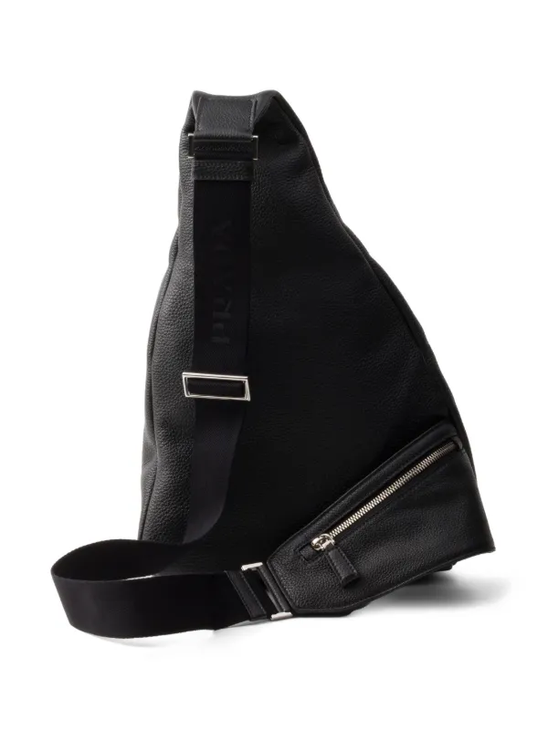 Prada Cross Shoulder Bag | Black | FARFETCH