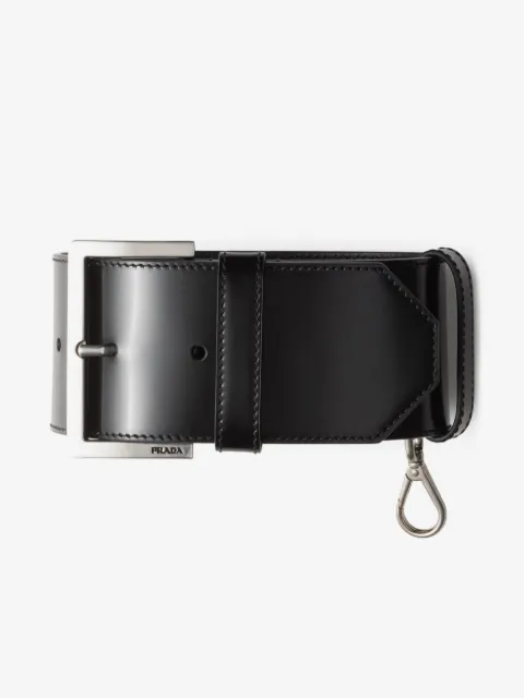 Prada leather bag strap