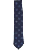 Isaia silk tie - Blue