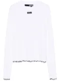 ROTATE BIRGER CHRISTENSEN ribbed long-sleeve T-shirt - White