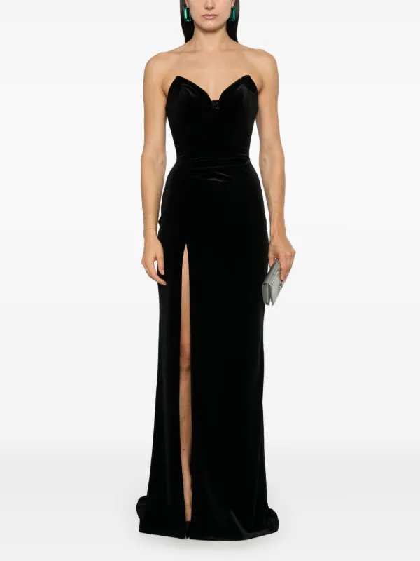 CRISTALLINI Brigitte Maxi Dress | Black | FARFETCH CRISTALLINI Brigitte Maxi Dress | Black | FARFETCH