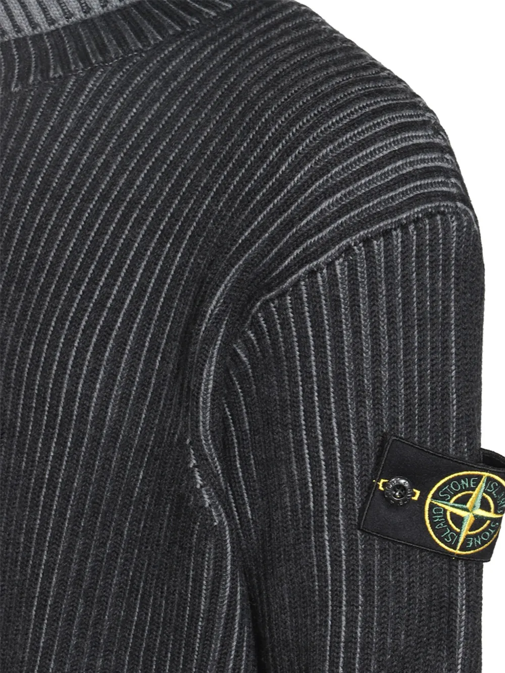 Stone Island Trui met Compass-logopatch Grijs