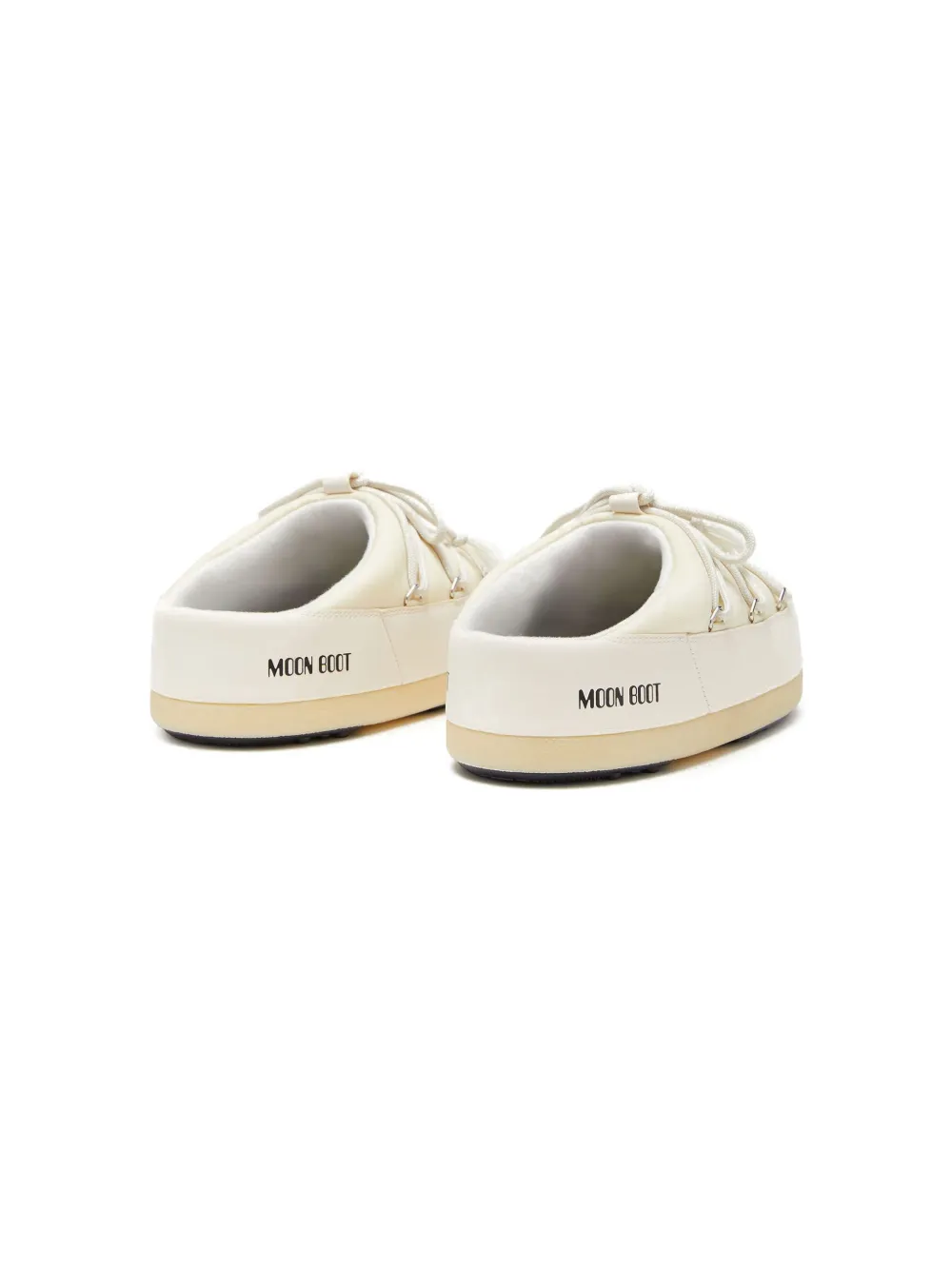 Moon Boot Kids Slippers met logo Beige