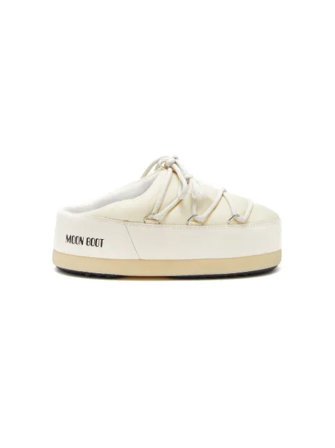 Moon Boot Kids slippers con logo