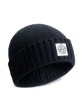 Stone Island Junior Compass-appliqué beanie - Blue
