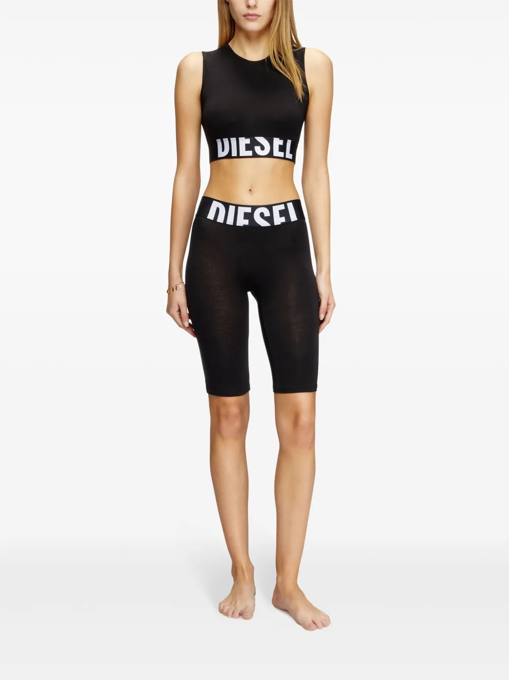 Diesel Iva-d-pop Shorts In 黑色