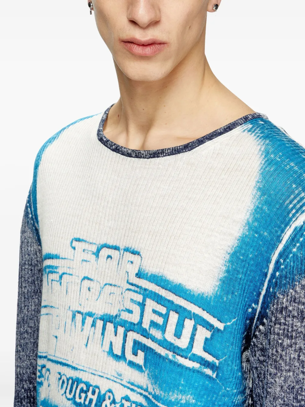 Diesel K-Rod sweater Blauw