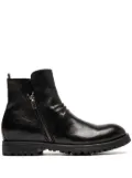 Officine Creative ankle leather boots - Black