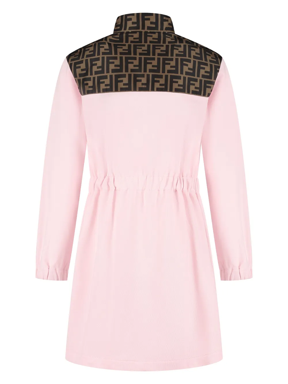 Fendi Kids Jurk met monogram-print Roze