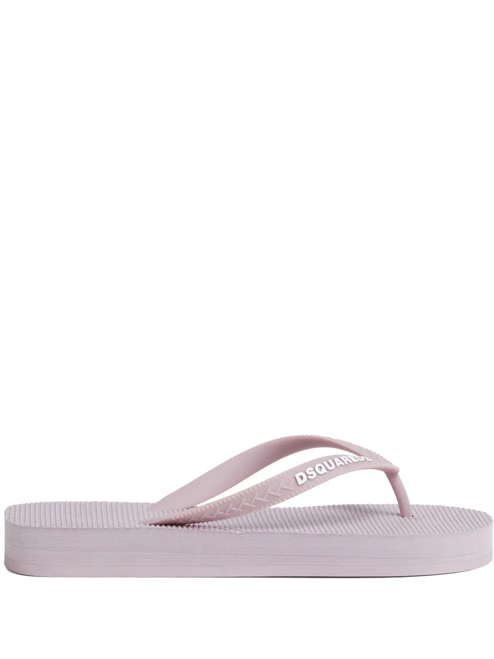 DSQUARED2 logo-strap flip flops | Pink | Image 1