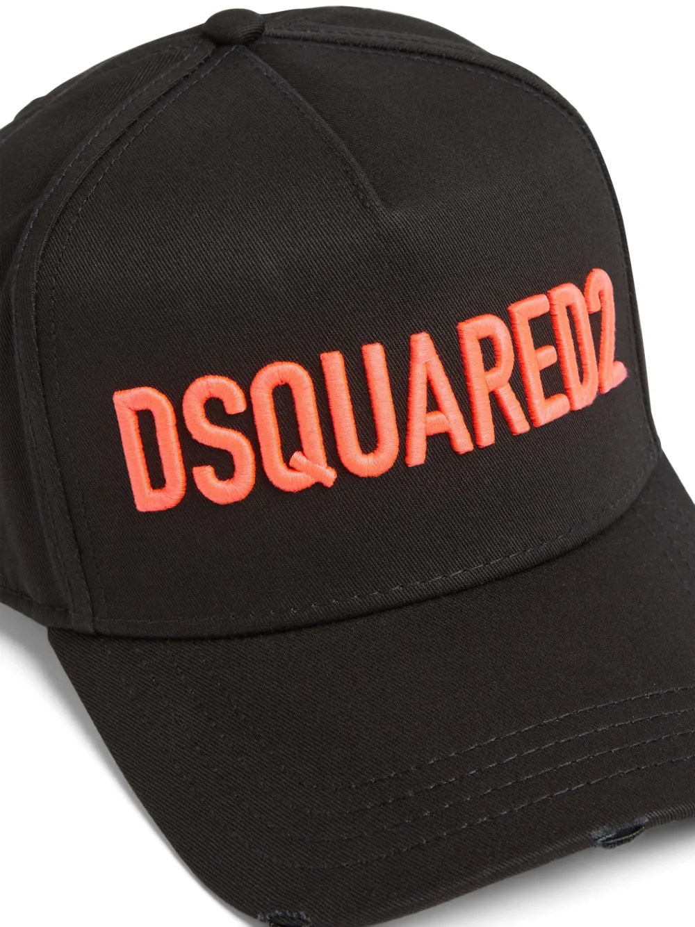  Dsquared2 Embroidered Logo Baseball Cap - Black 