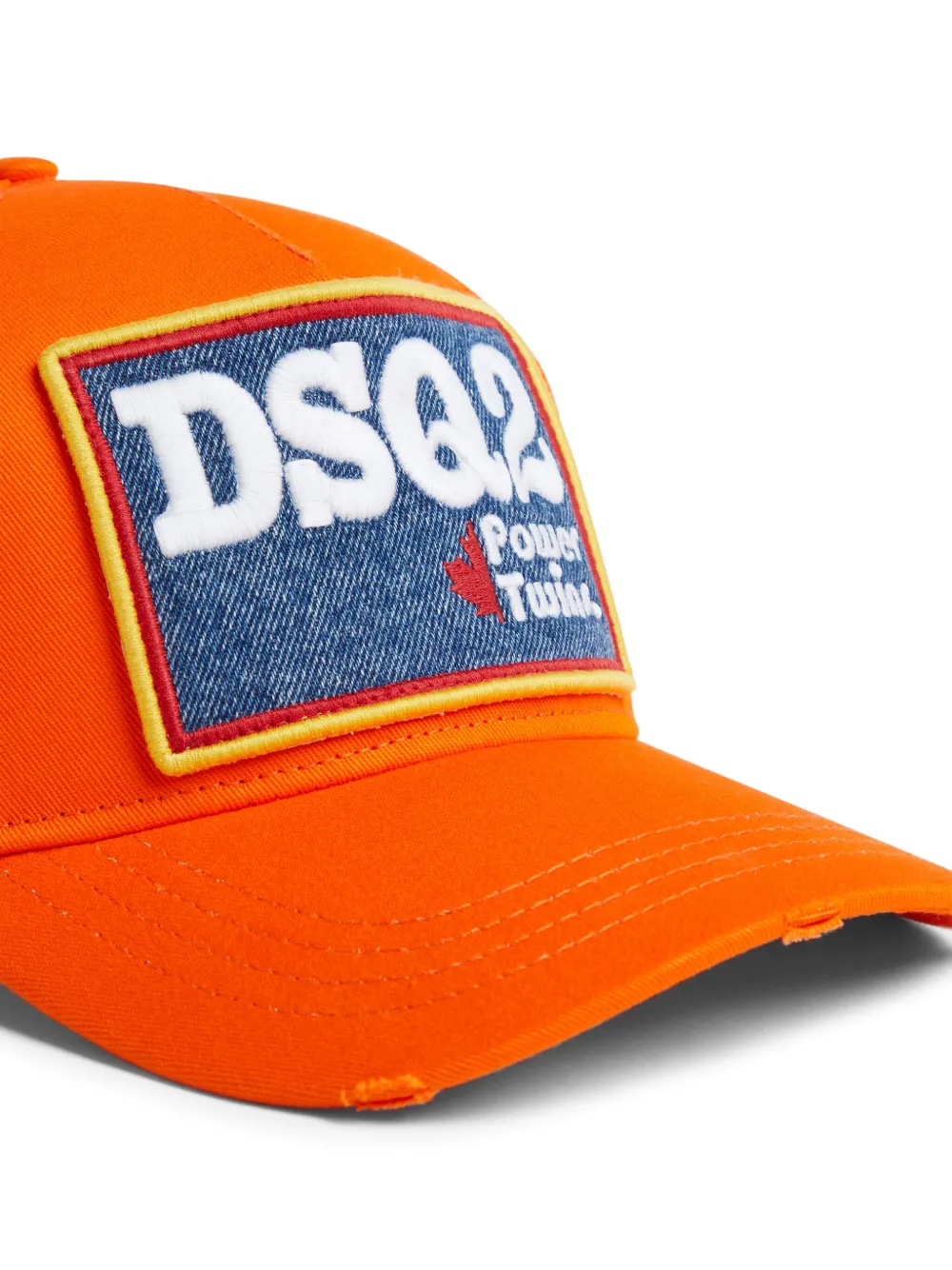 DSQUARED2 Pet met geborduurd logo Oranje