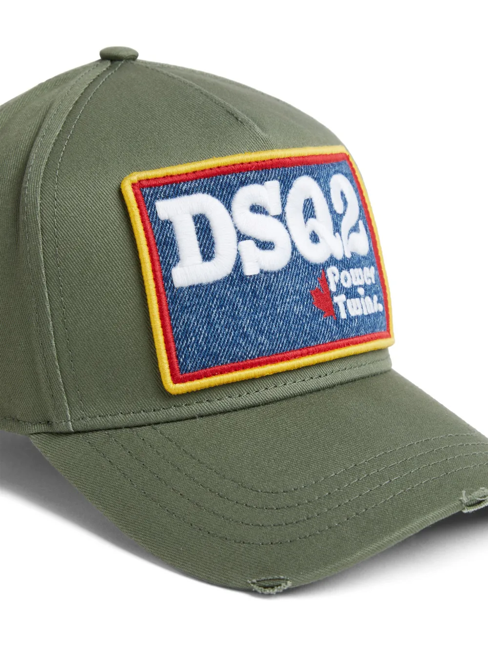 DSQUARED2 Honkbalpet met logopatch Groen