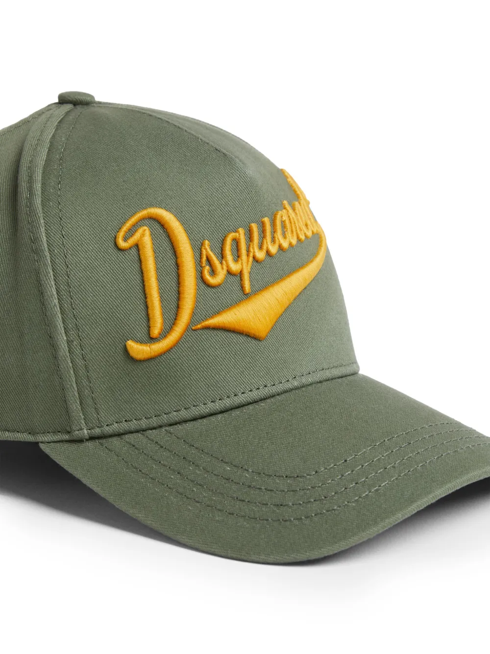 DSQUARED2 Honkbalpet met geborduurd logo Groen