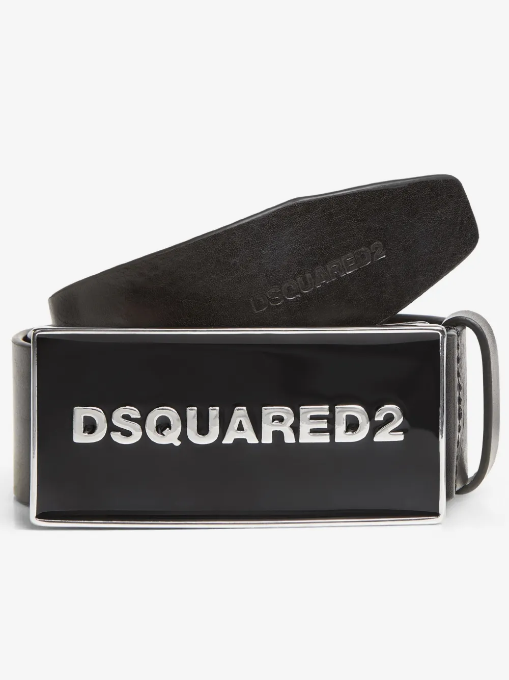 DSQUARED2 Cinto com placa de logo | Preto | Image 1