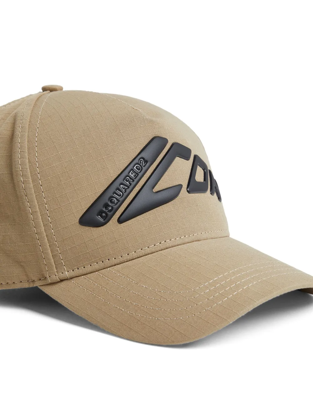 DSQUARED2 Honkbalpet met logo-applicatie Beige