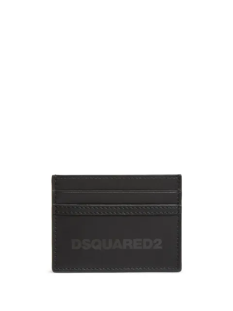 DSQUARED2 logo-print card holder