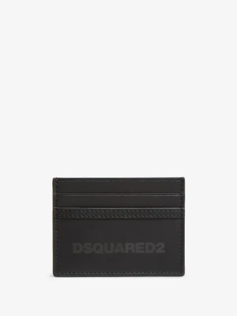 DSQUARED2 logo-print card holder
