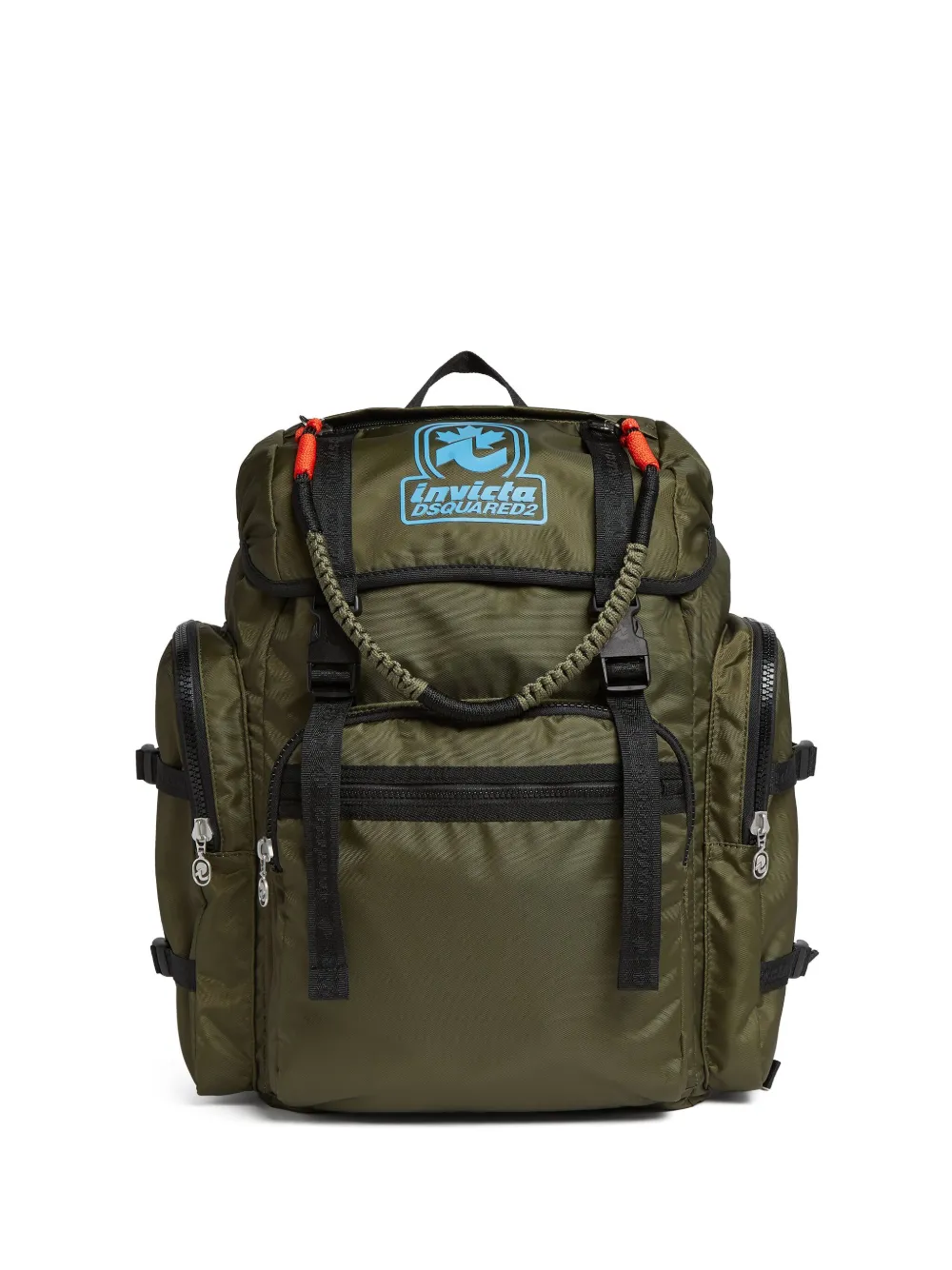DSQUARED2 x Invicta logo-print backpack | Green | Image 1