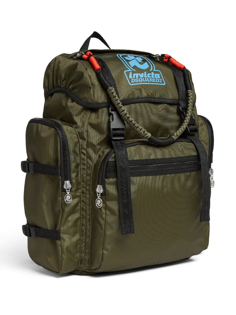 DSQUARED2 x Invicta rugzak met logoprint Groen