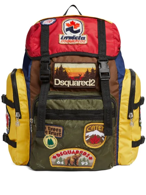 DSQUARED2 x Invicta patch-detail backpack 
