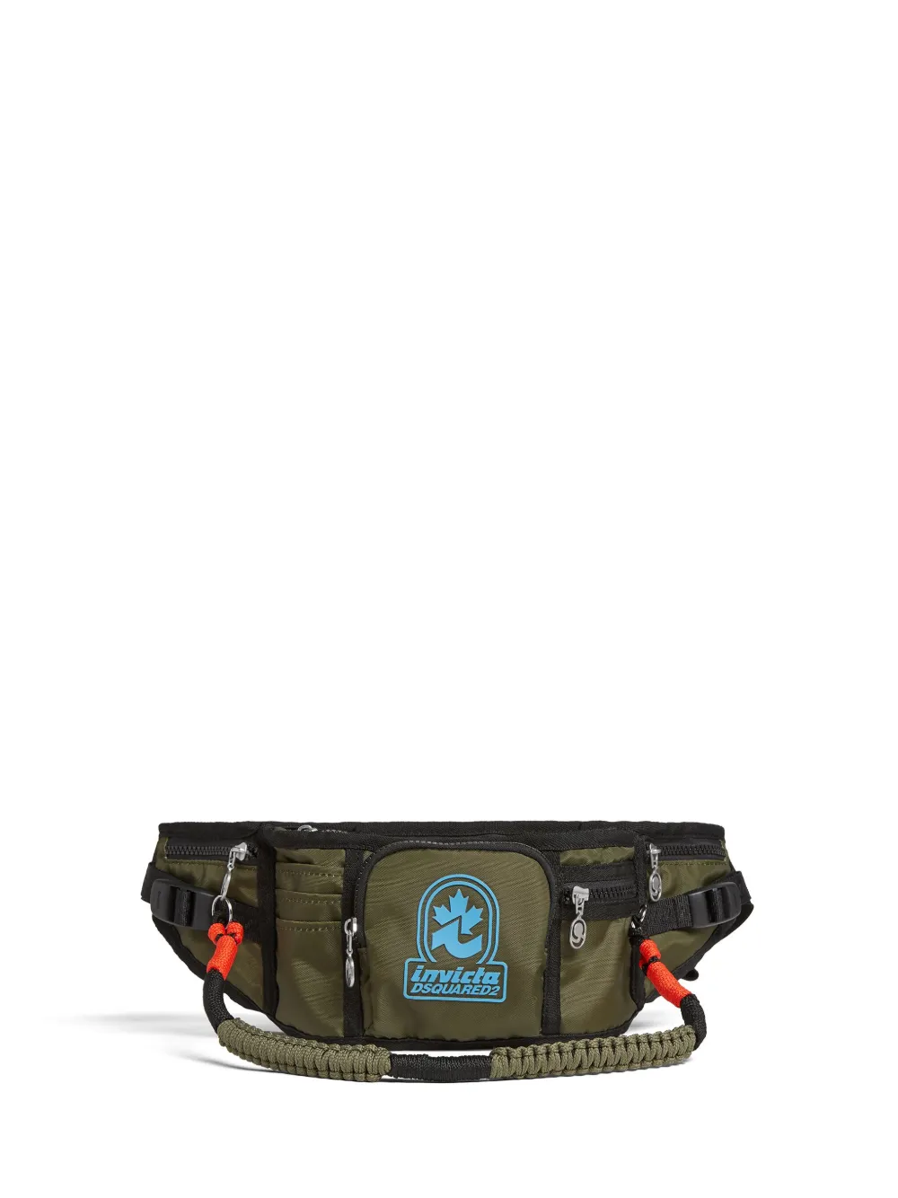 DSQUARED2 x Invicta logo-print belt bag | Green | Image 1