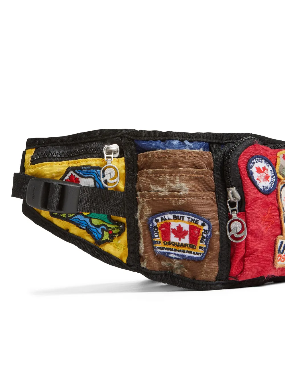 DSQUARED2 x Invicta heuptas met patchdetail Zwart