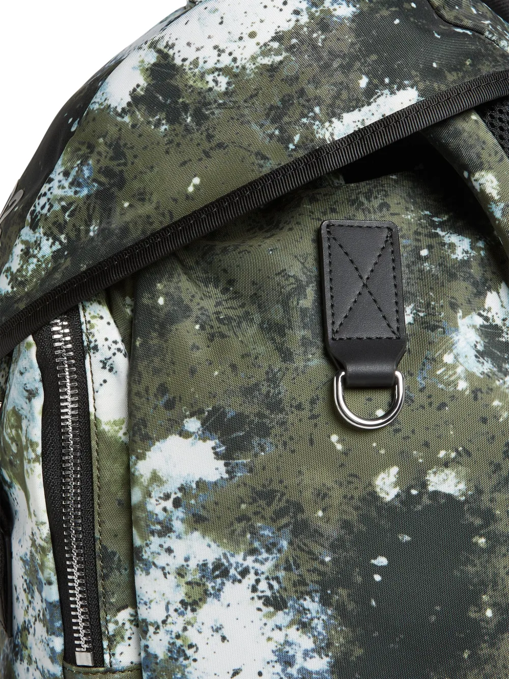 DSQUARED2 Rugzak met verfspatten en logoprint Groen