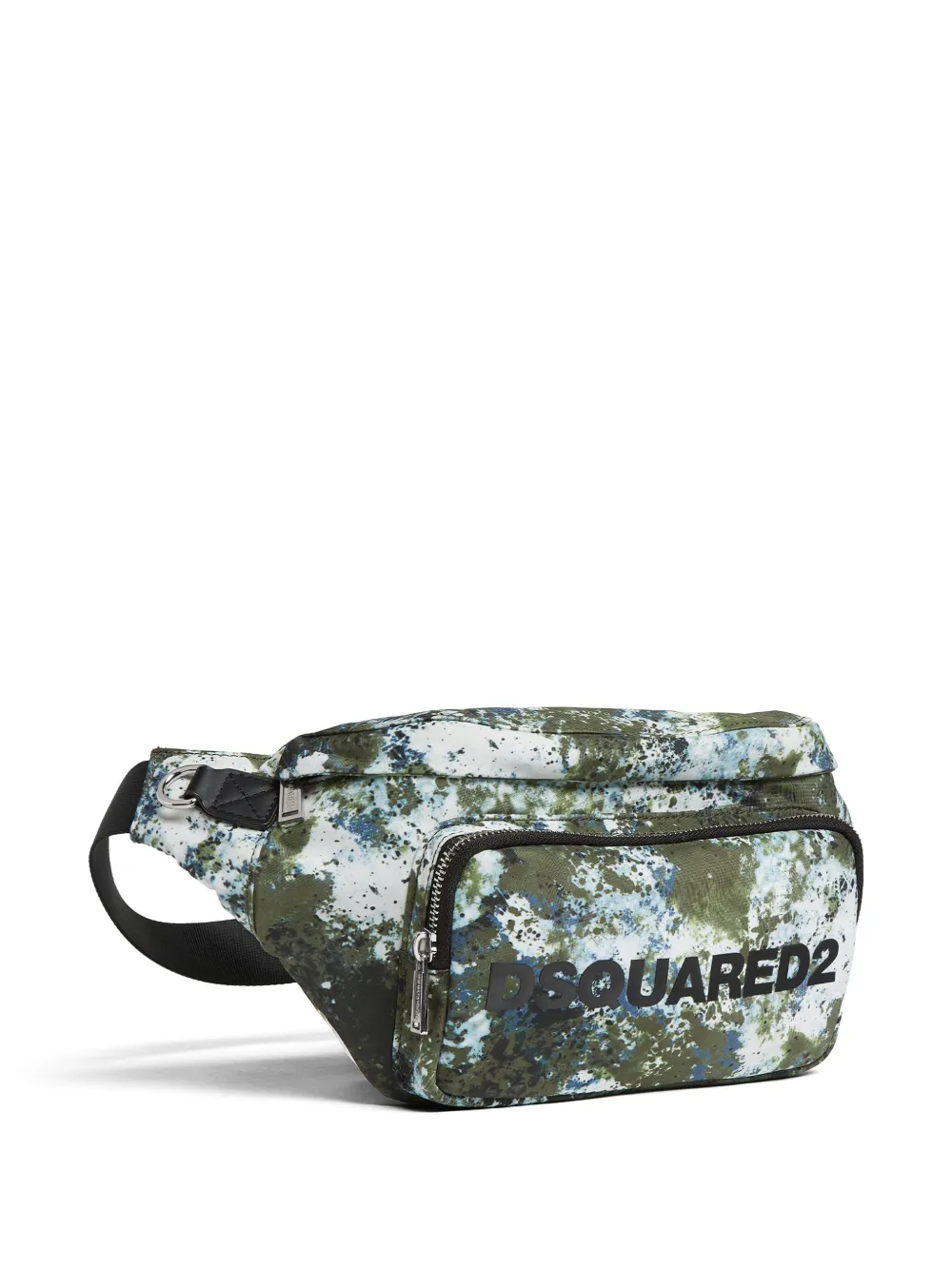 DSQUARED2 Heuptas met verfsprayprint Groen