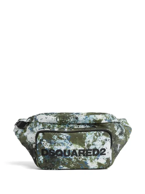 DSQUARED2 spray-paint belt bag
