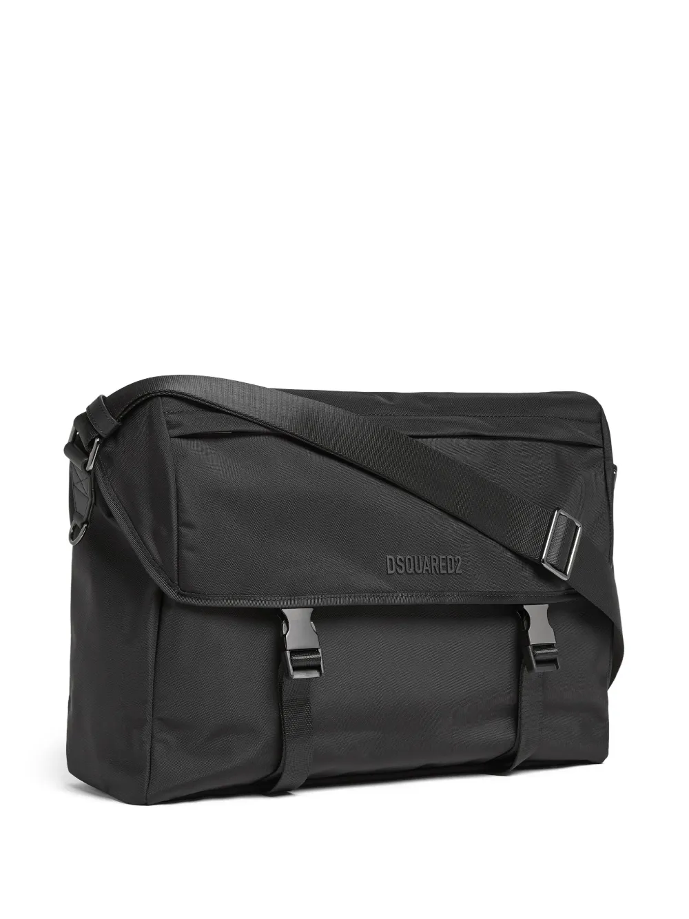 DSQUARED2 Messengertas met logo Zwart