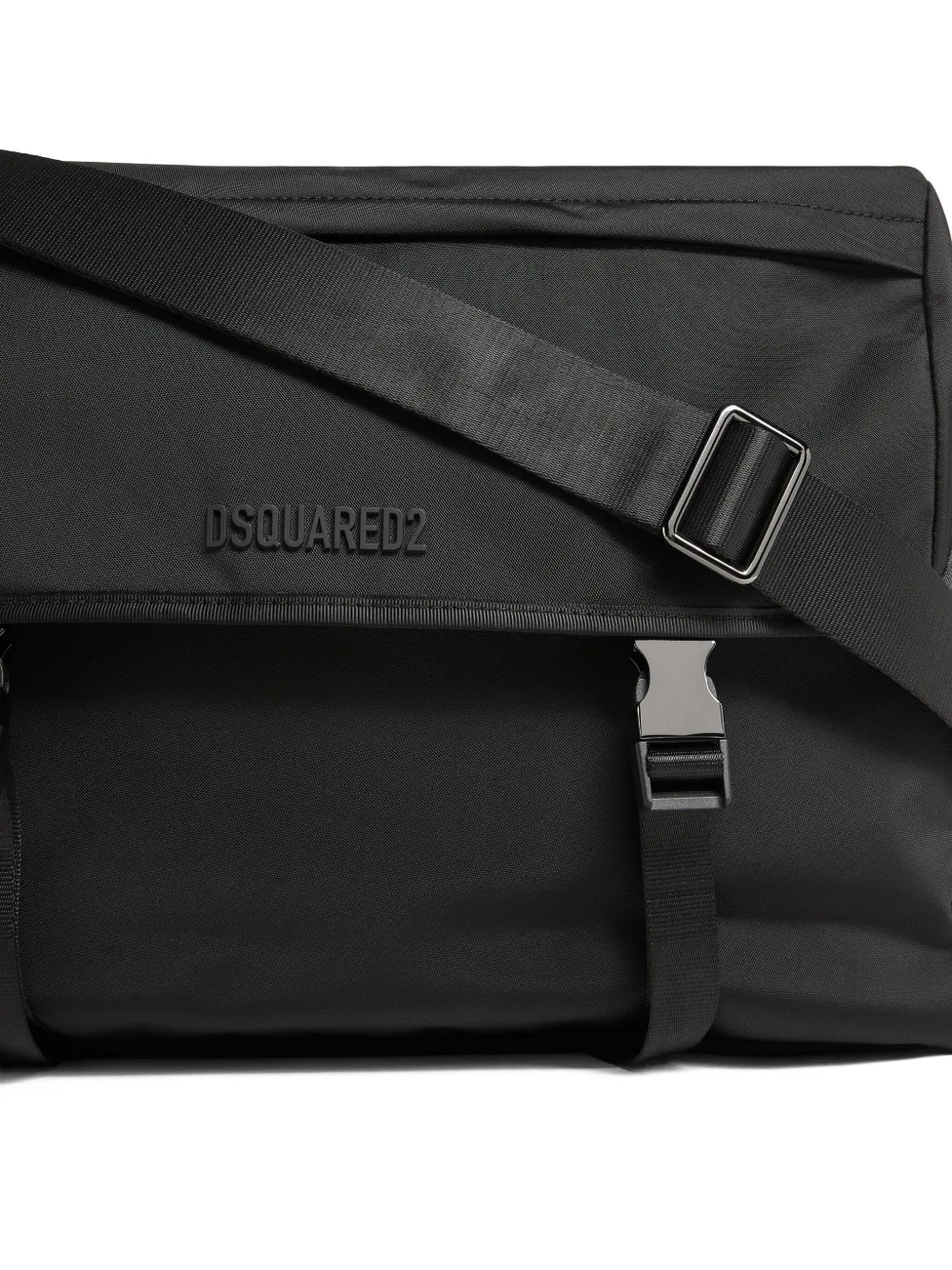 DSQUARED2 Messengertas met logo Zwart