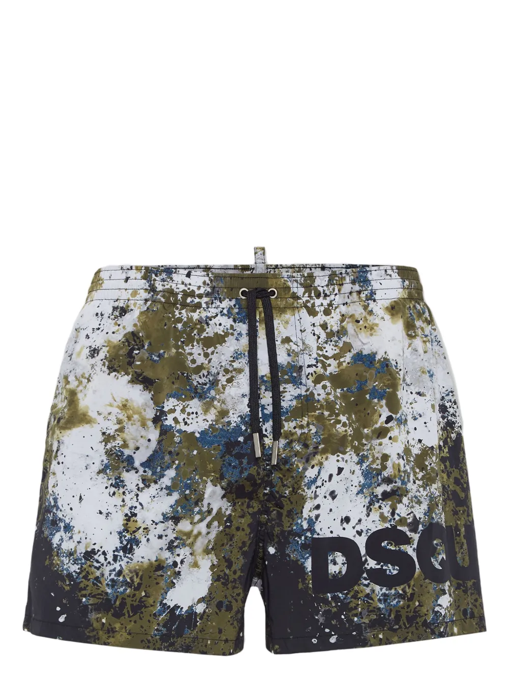 Dsquared2 Canadian Camouflage Swim Shorts In Green