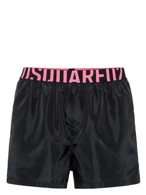 DSQUARED2 logo-waistband swim shorts