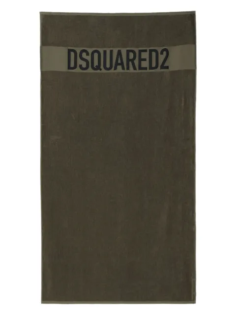 DSQUARED2 logo-print beach towel Men