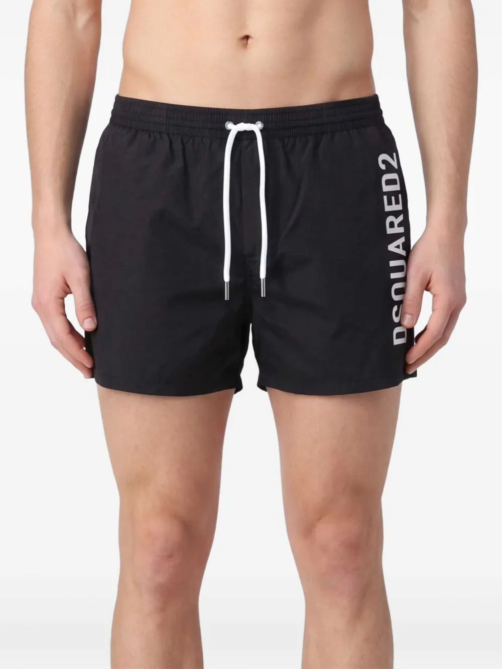 DSQUARED2 Zwembroek met logoprint Zwart