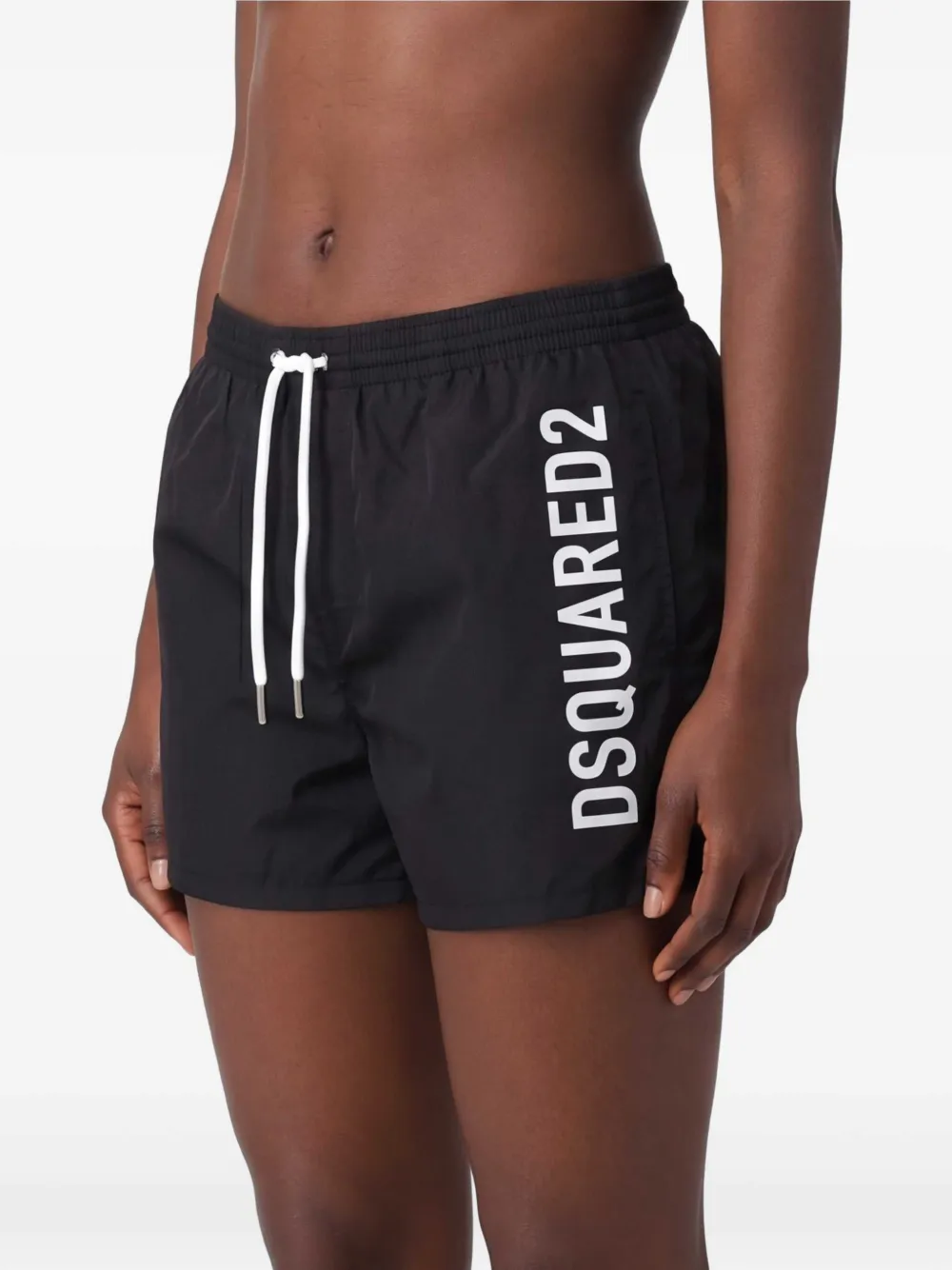 DSQUARED2 Zwembroek met logoprint Zwart