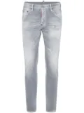 DSQUARED2 washed tapered jeans - Grey