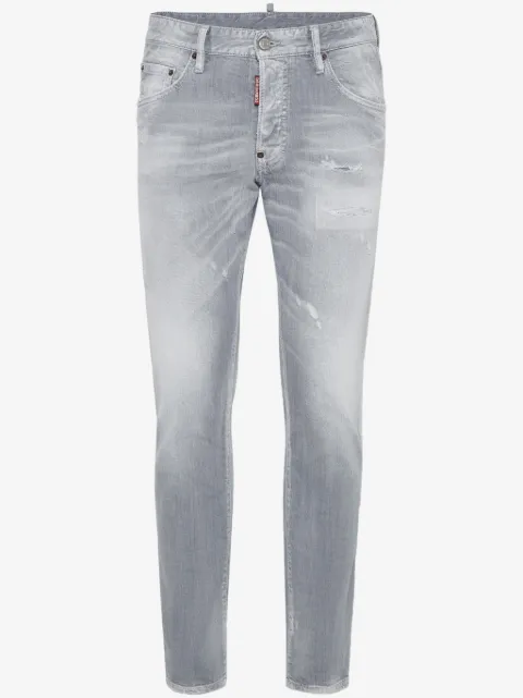 DSQUARED2 Skater 修身仿旧牛仔裤