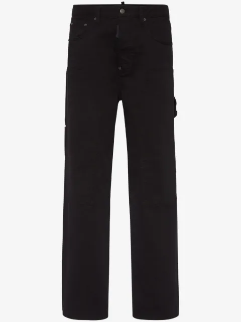 DSQUARED2 jean black bull ample