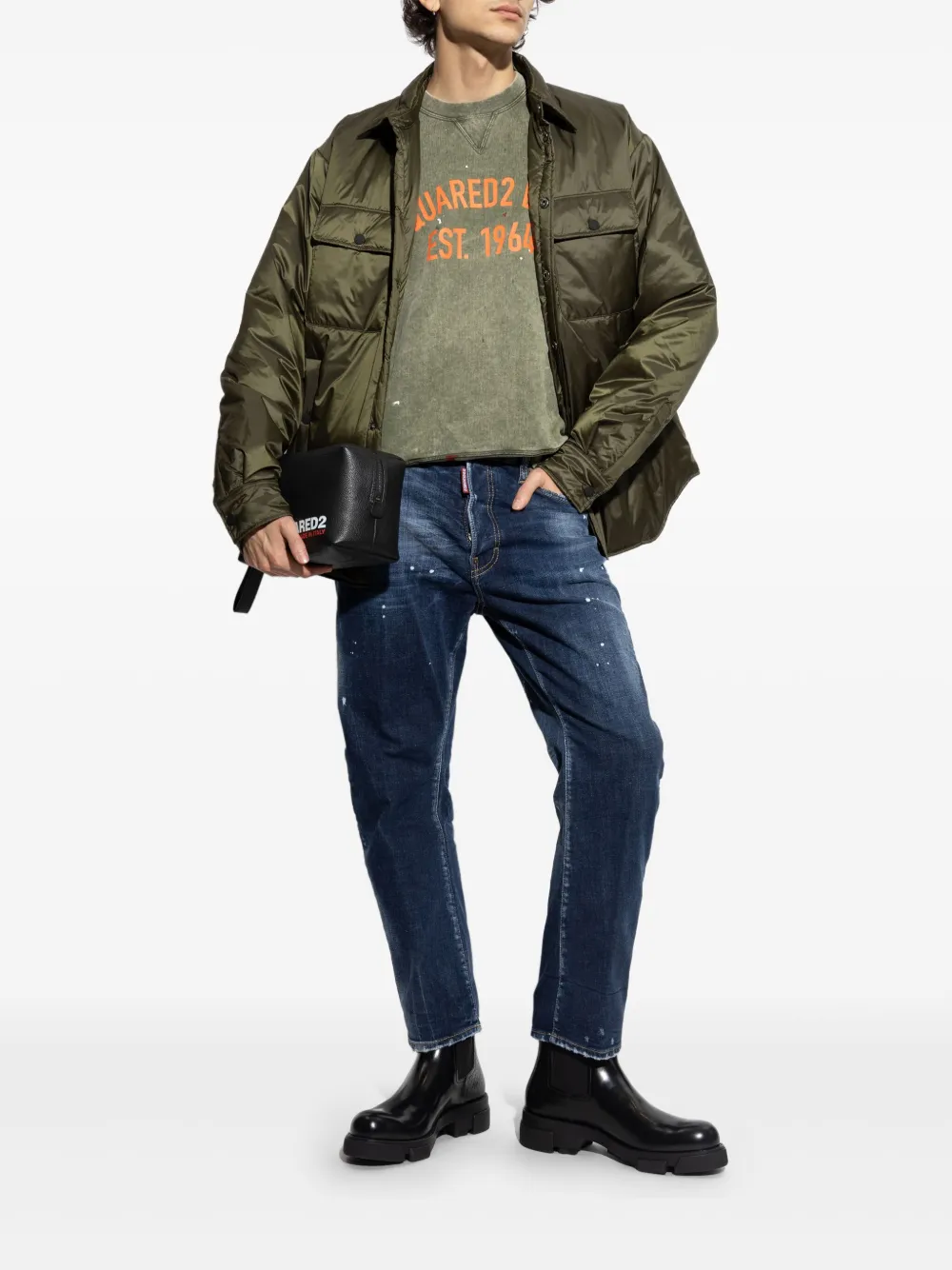 DSQUARED2 Jeans met toelopende pijpen - Blauw