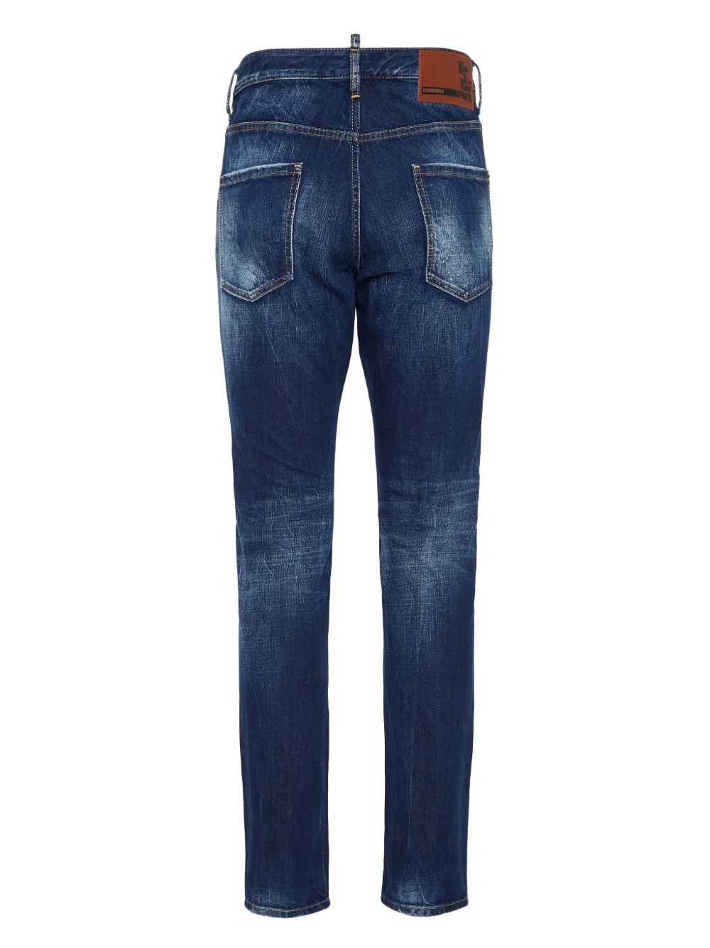 Affordable DSQUARED2 whiskering-effect jeans Men
