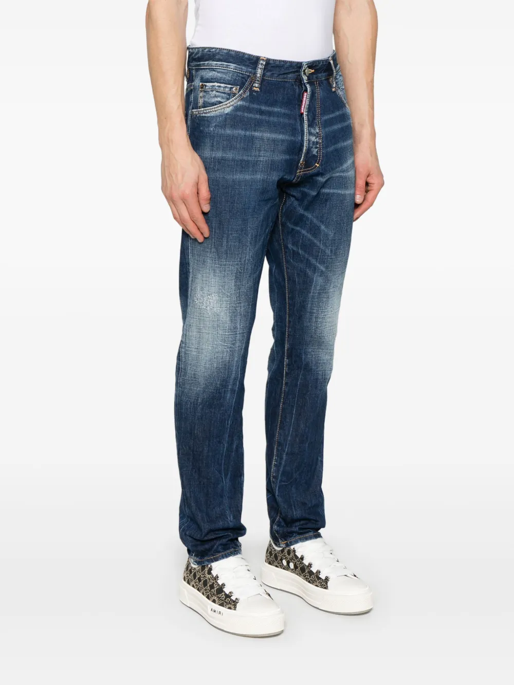 DSQUARED2 Jeans met effect Blauw