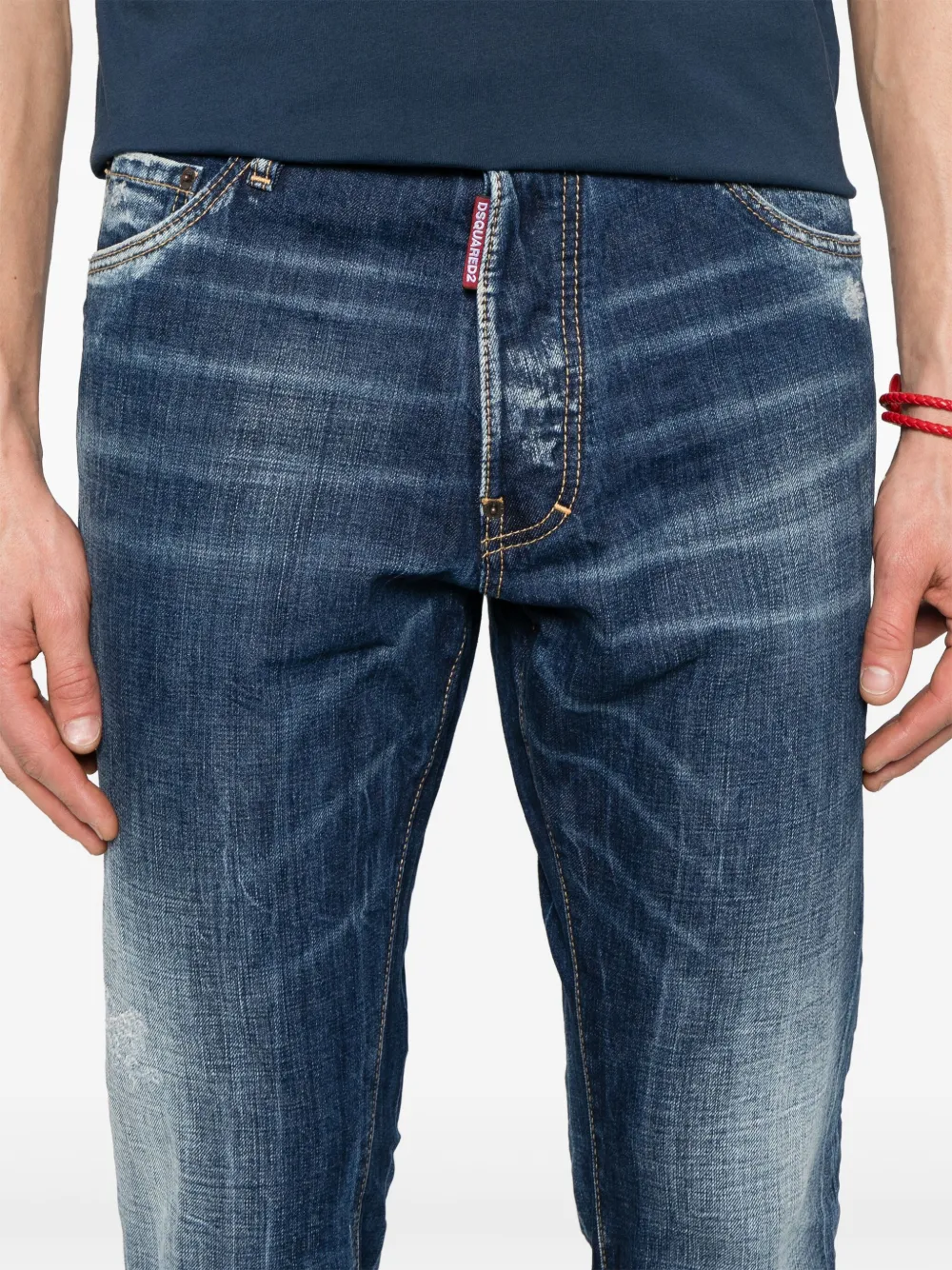 DSQUARED2 Jeans met effect Blauw