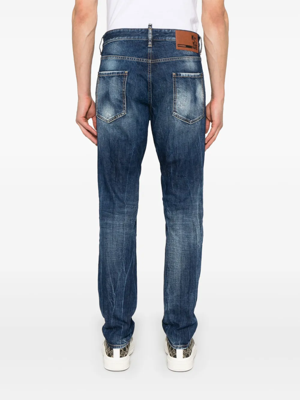DSQUARED2 Jeans met effect Blauw